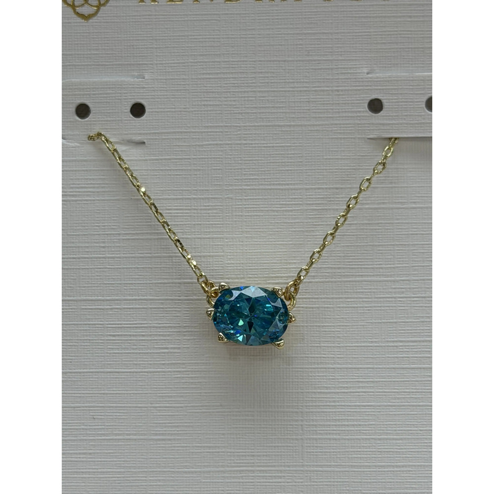 Kendra Scott Blue Pendant Necklace - Picture 2 of 3